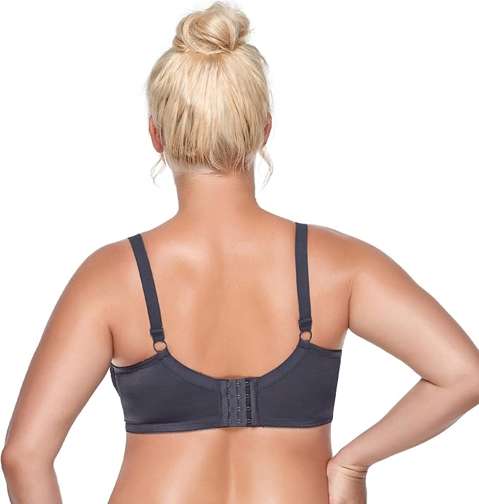 HSIA - Brasieres reductores para mujer, con cobertura completa, diseño con varillas y encaje que levanta el busto, talla extragrande, para busto grande