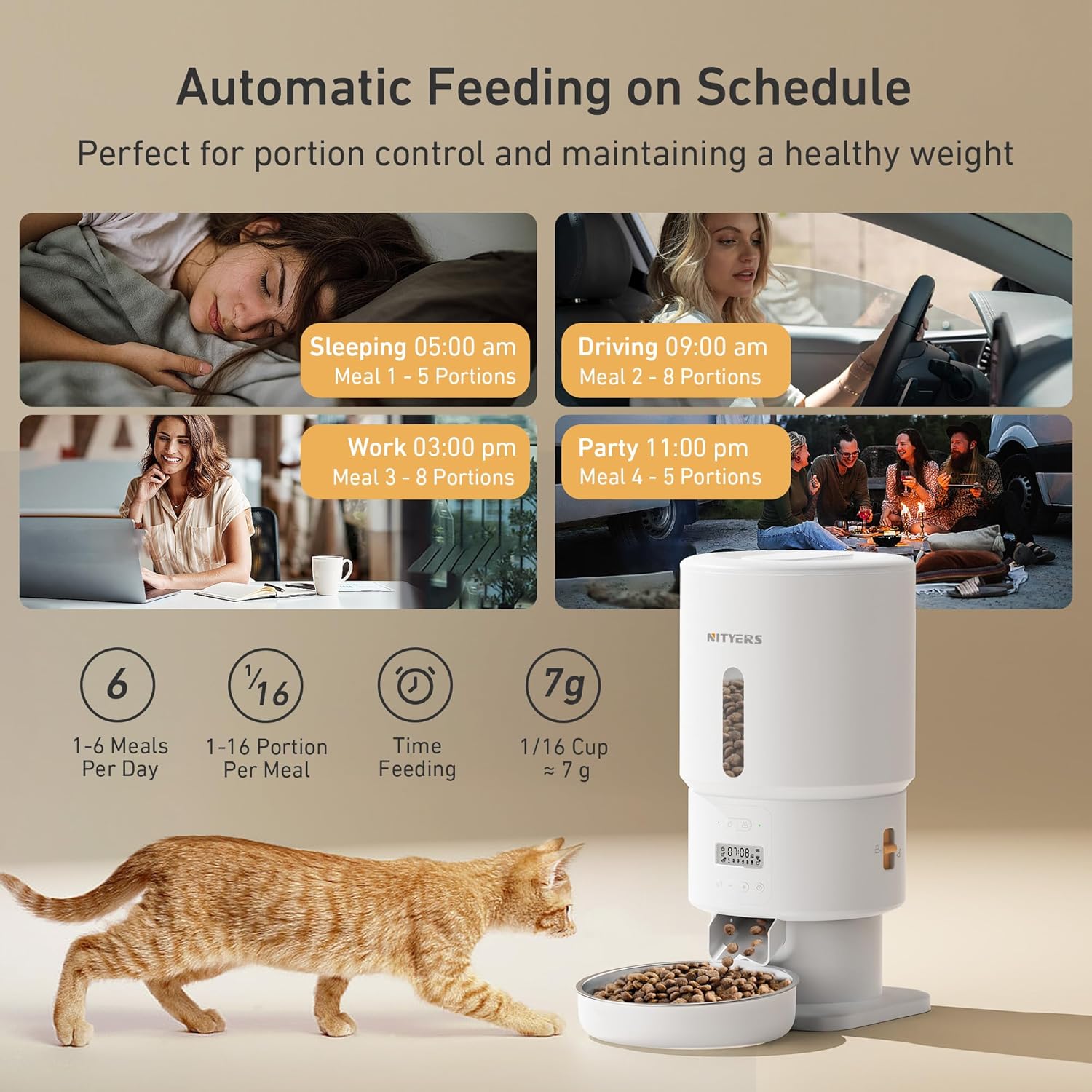  35% off  Automatic Cat Feeder - Nityers 21