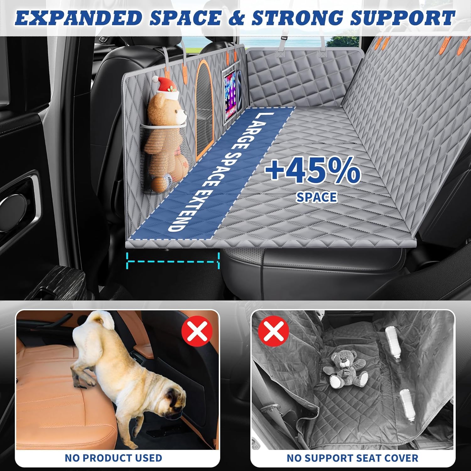 50% off  Car Back Seat Extender for Dogs