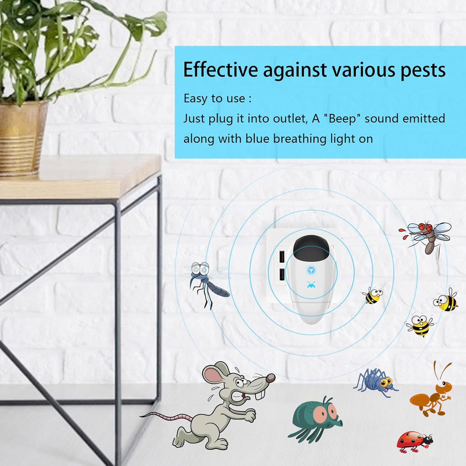 60%  off 2025 Upgraded Ultrasonic Pest Repeller