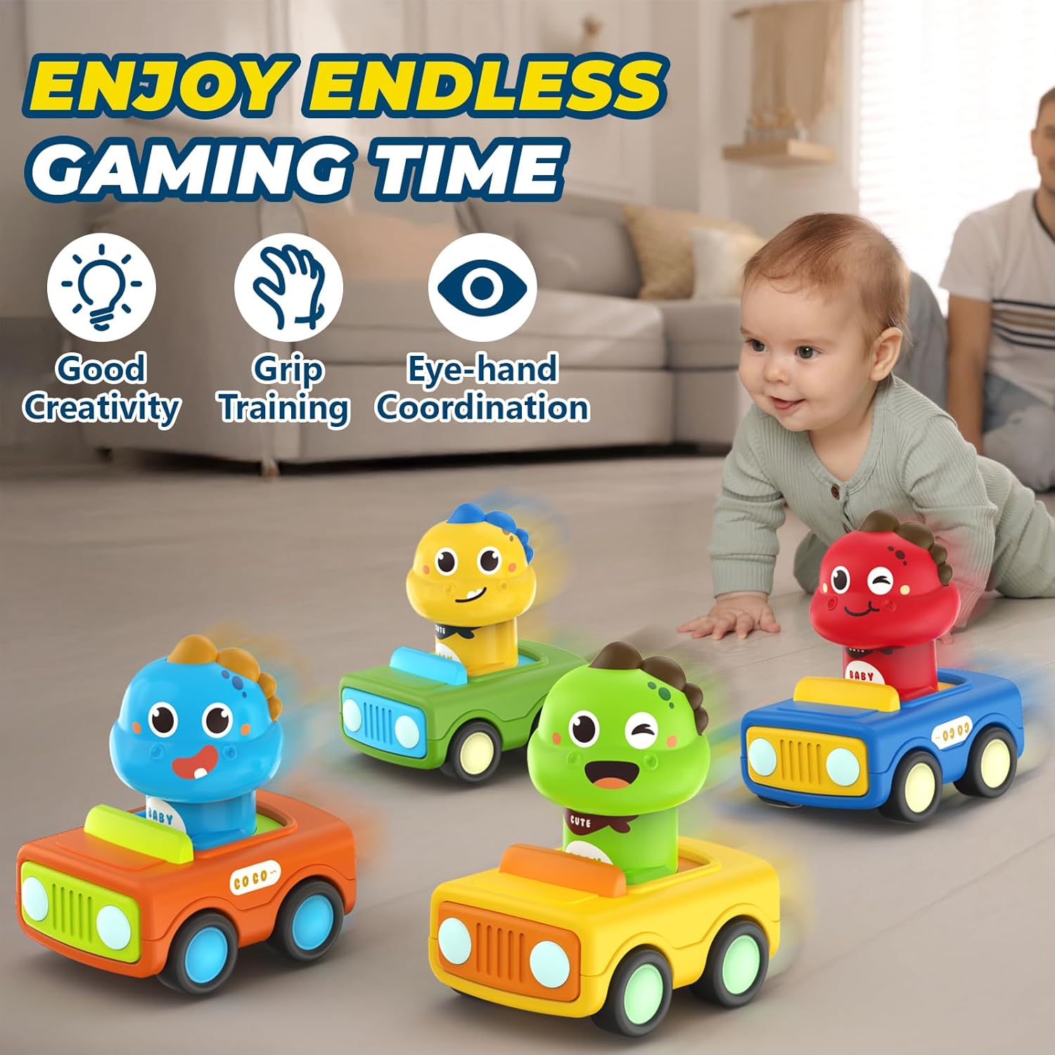 50% off Press and Go Car Toys