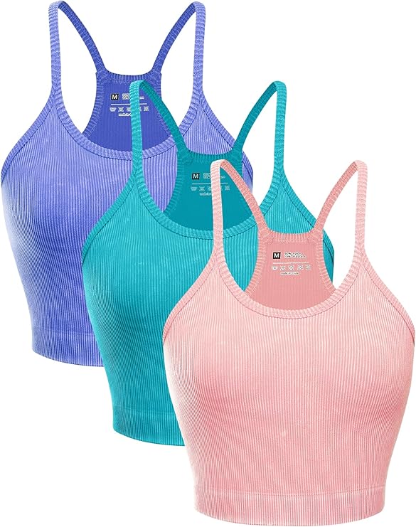 50% off Knit Yoga Camisole Crop Tank Tops