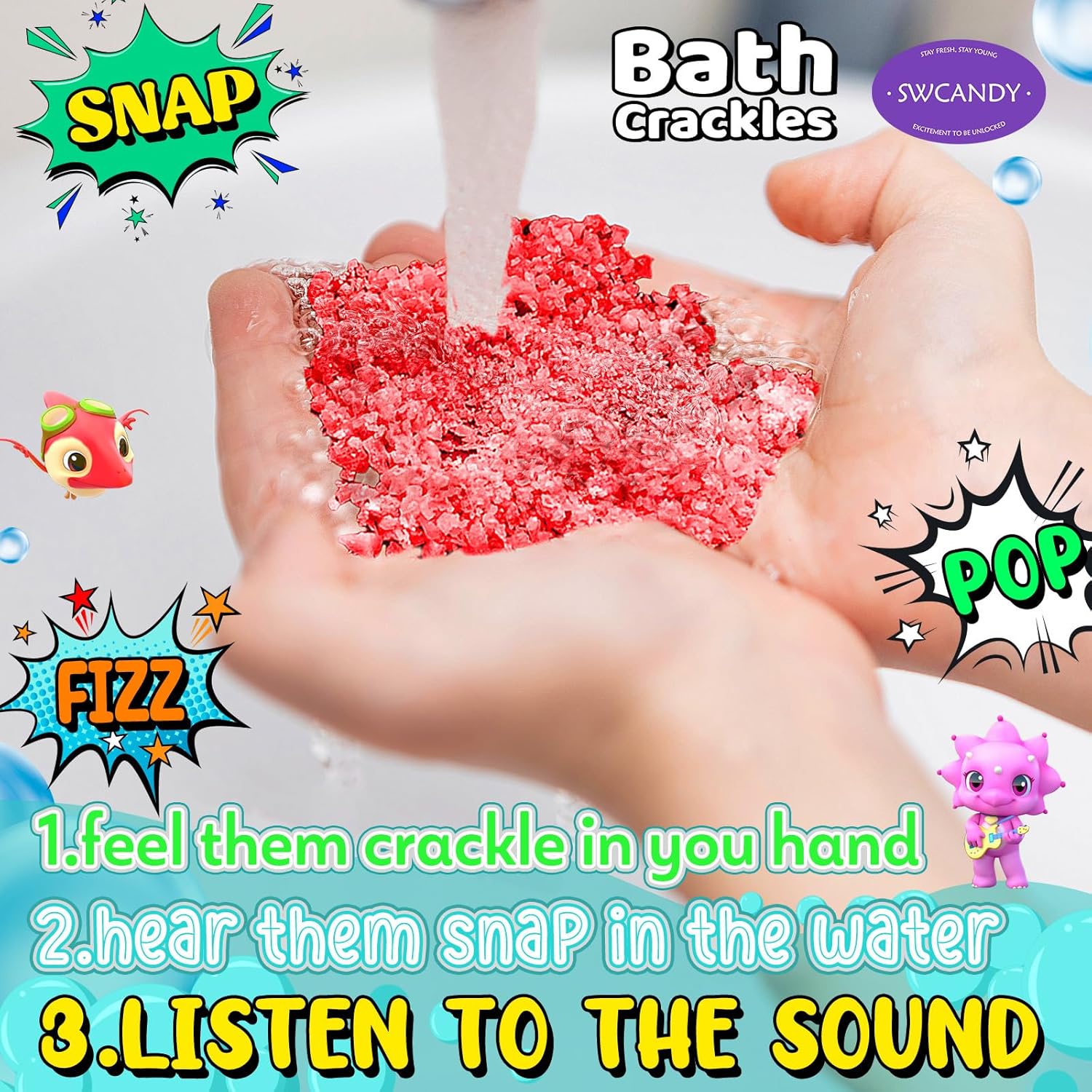 42% off 12 pc Bath Crackles for Kids