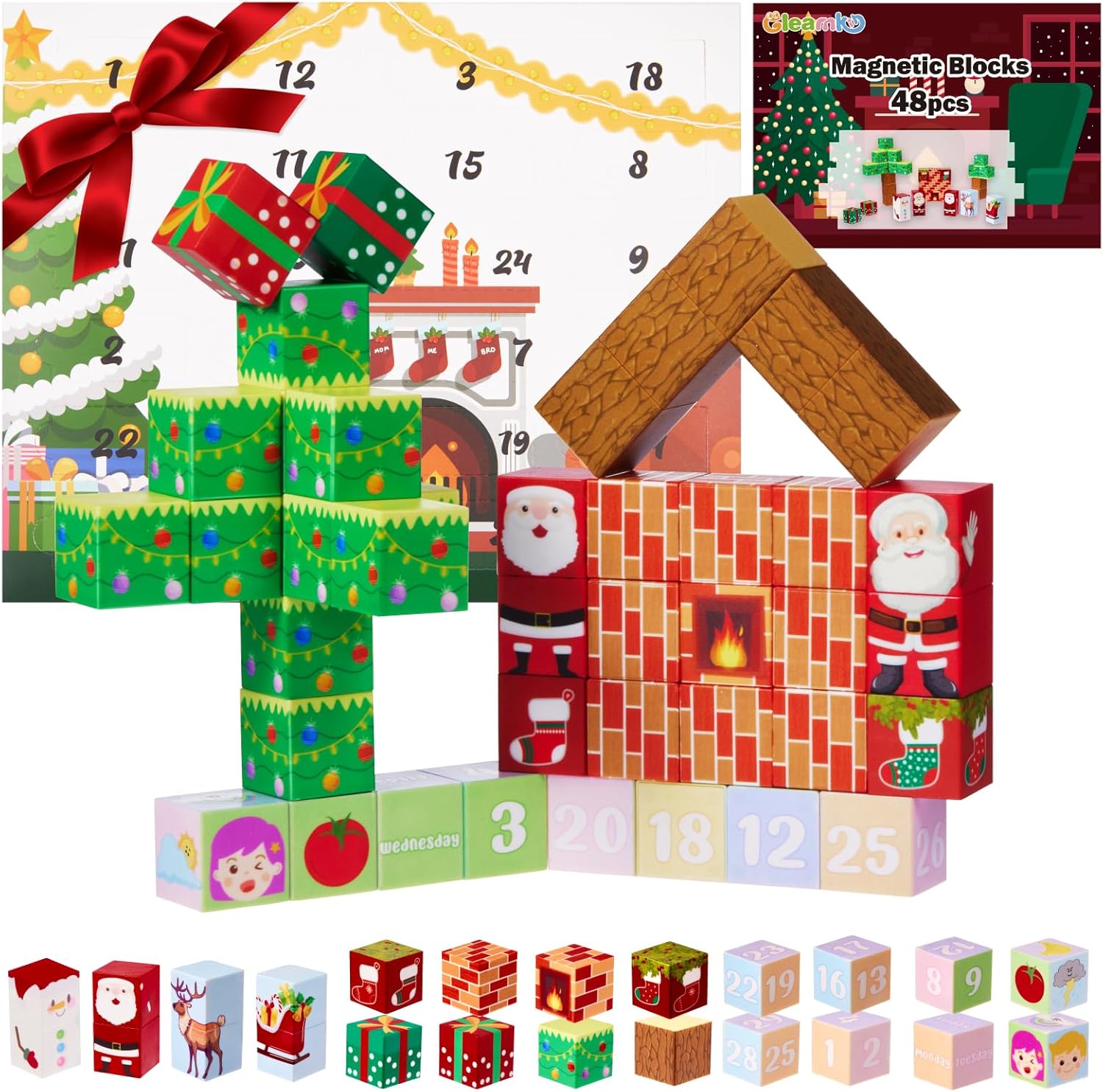 Magnetic Puzzle Blocks for Kids 
