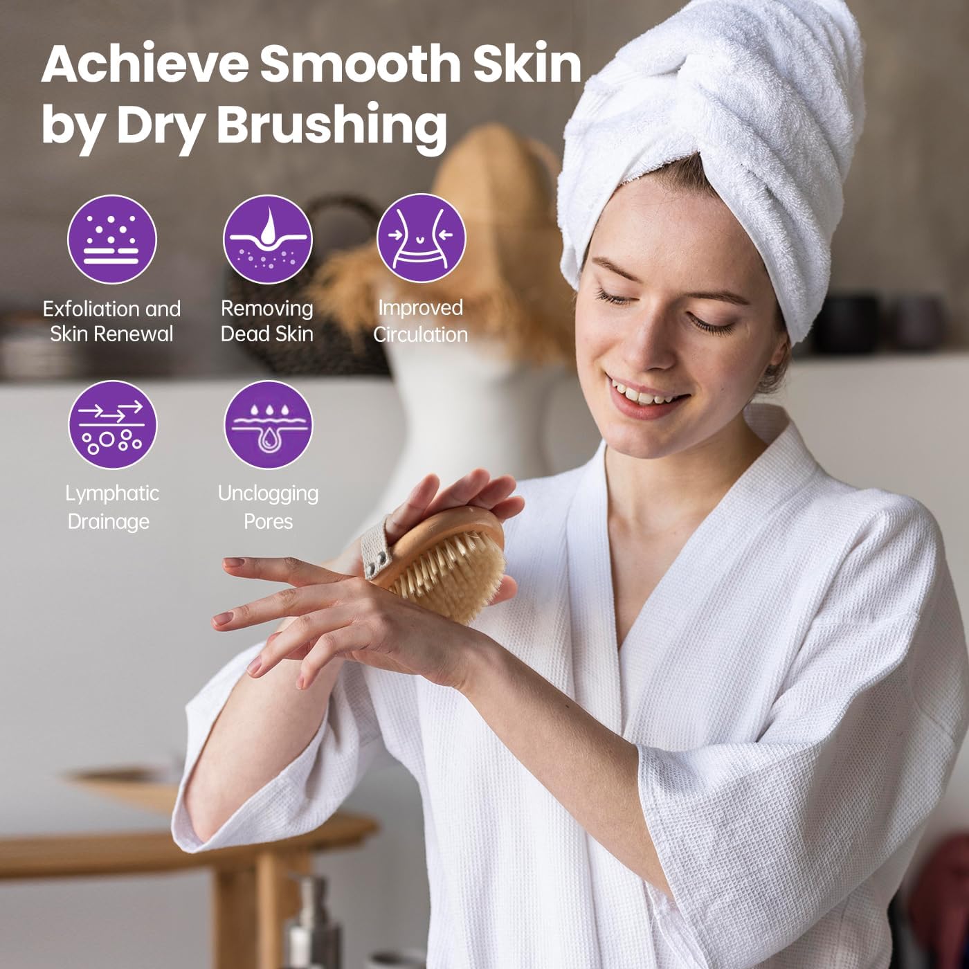 57% off Dry Brushing Body Brush