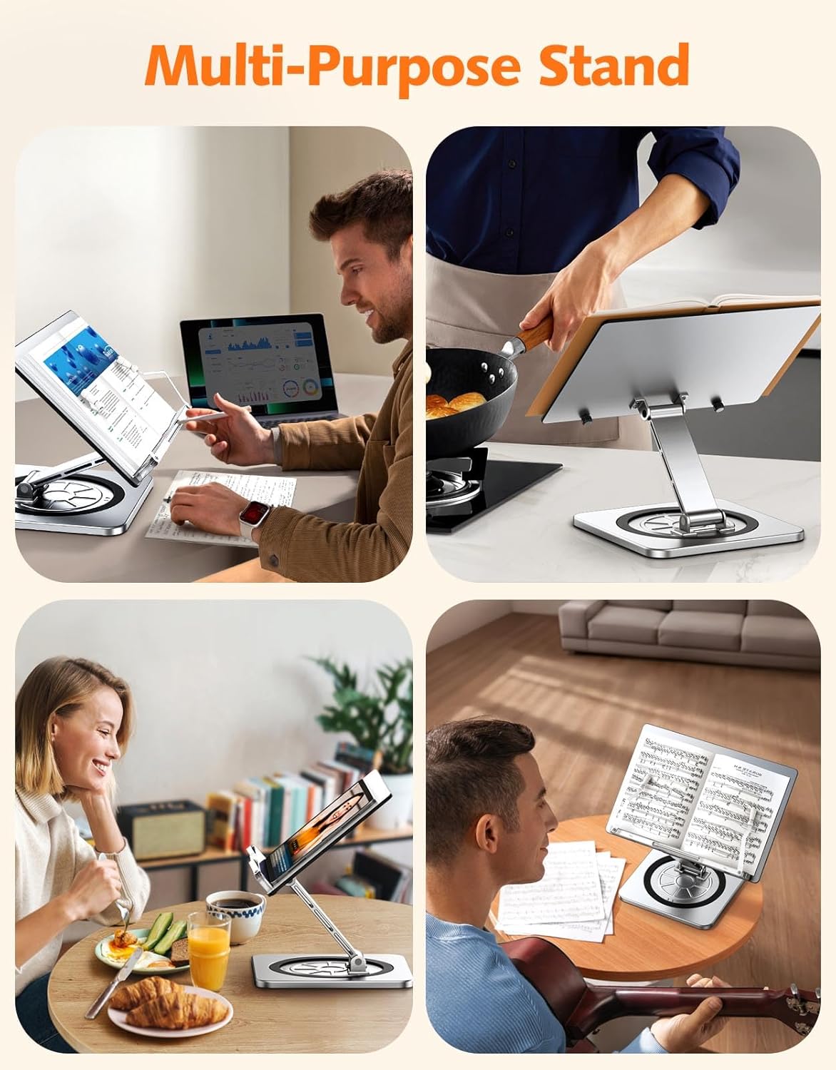 Adjustable Book Stand for Reading