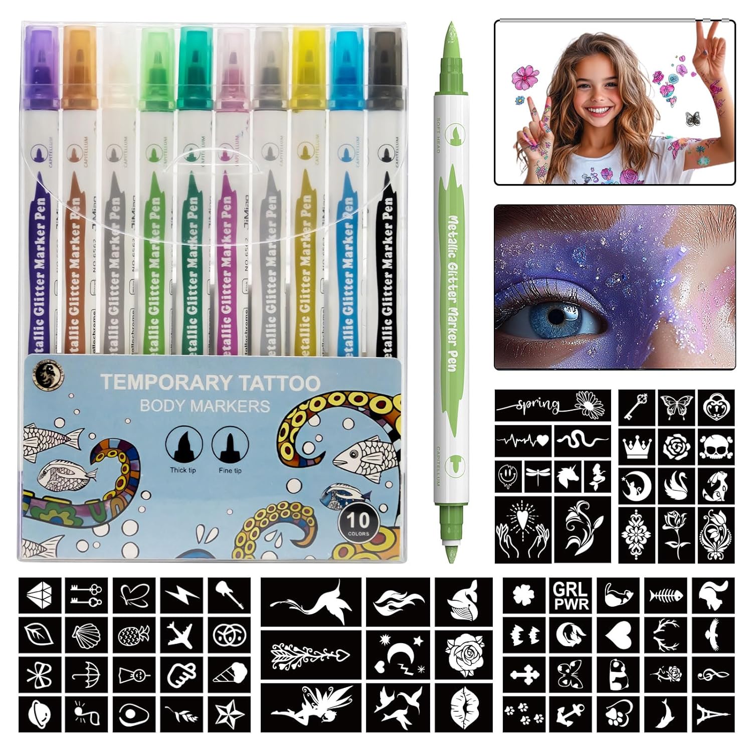  Markers for Skin
