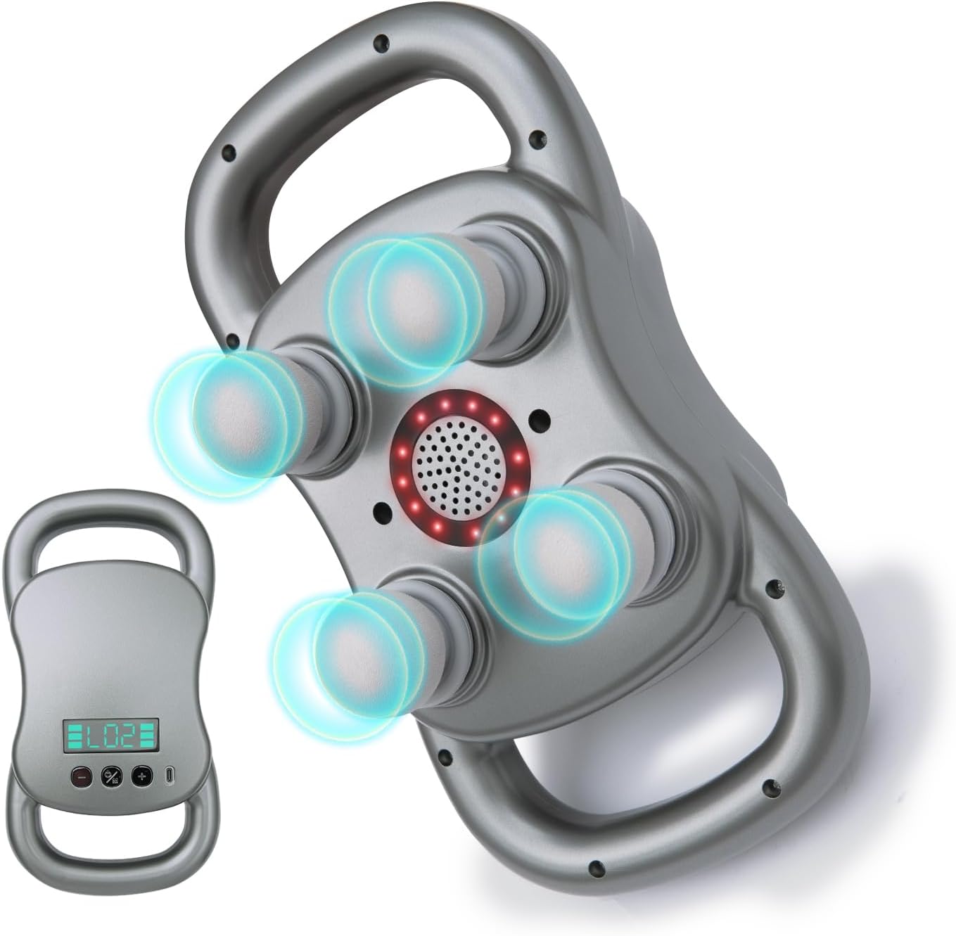  4-Heads Handheld Massager