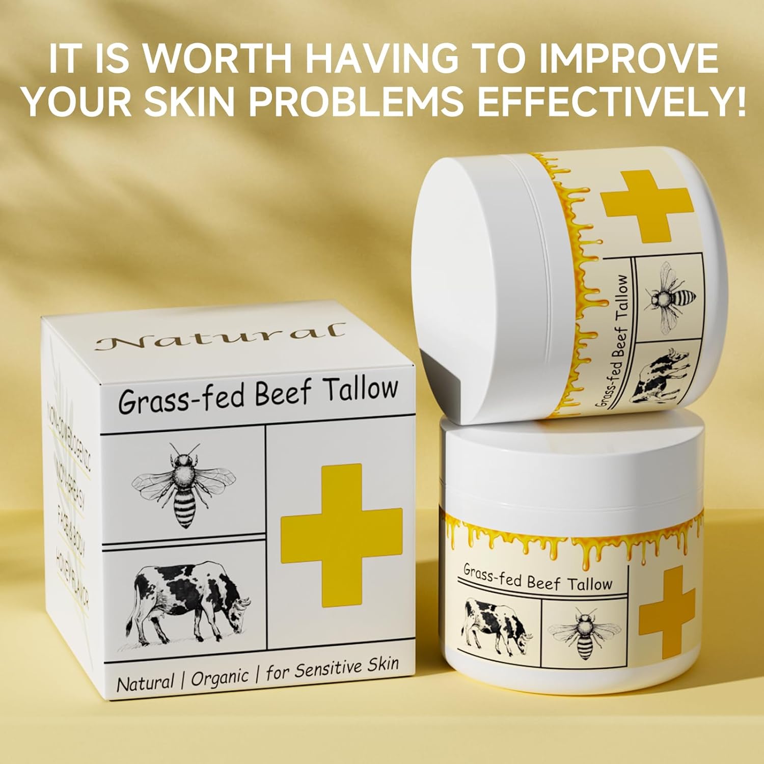 Beef Tallow for Skin