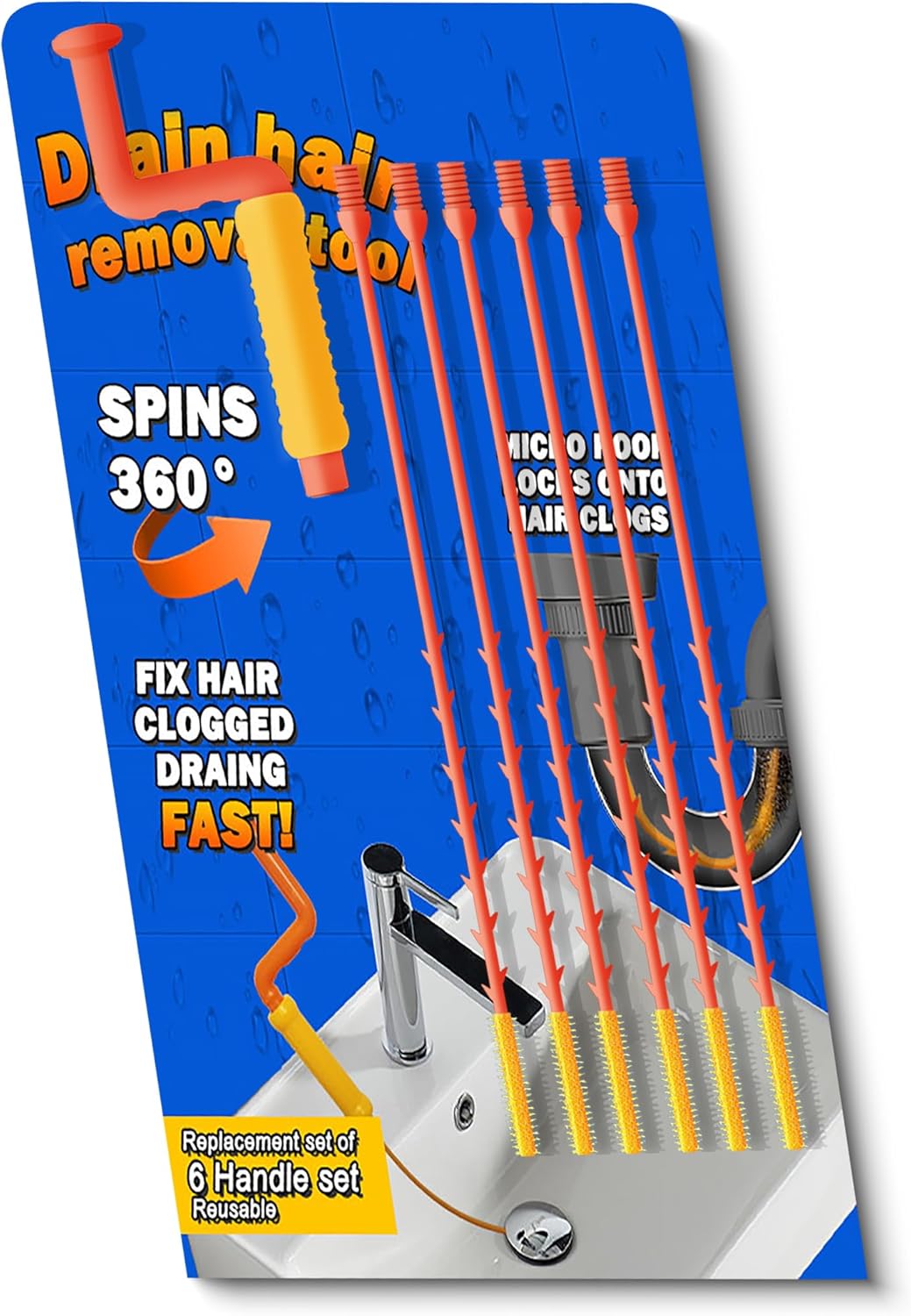 Hair Drain Clog Remover Tool