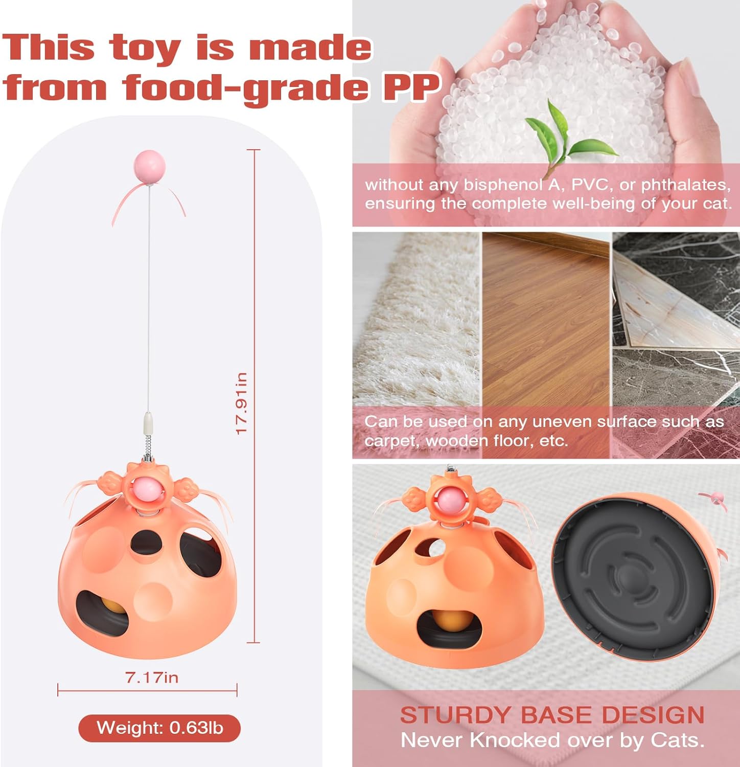 Zaabaaziba Interactive Cat Toys Multifunctional