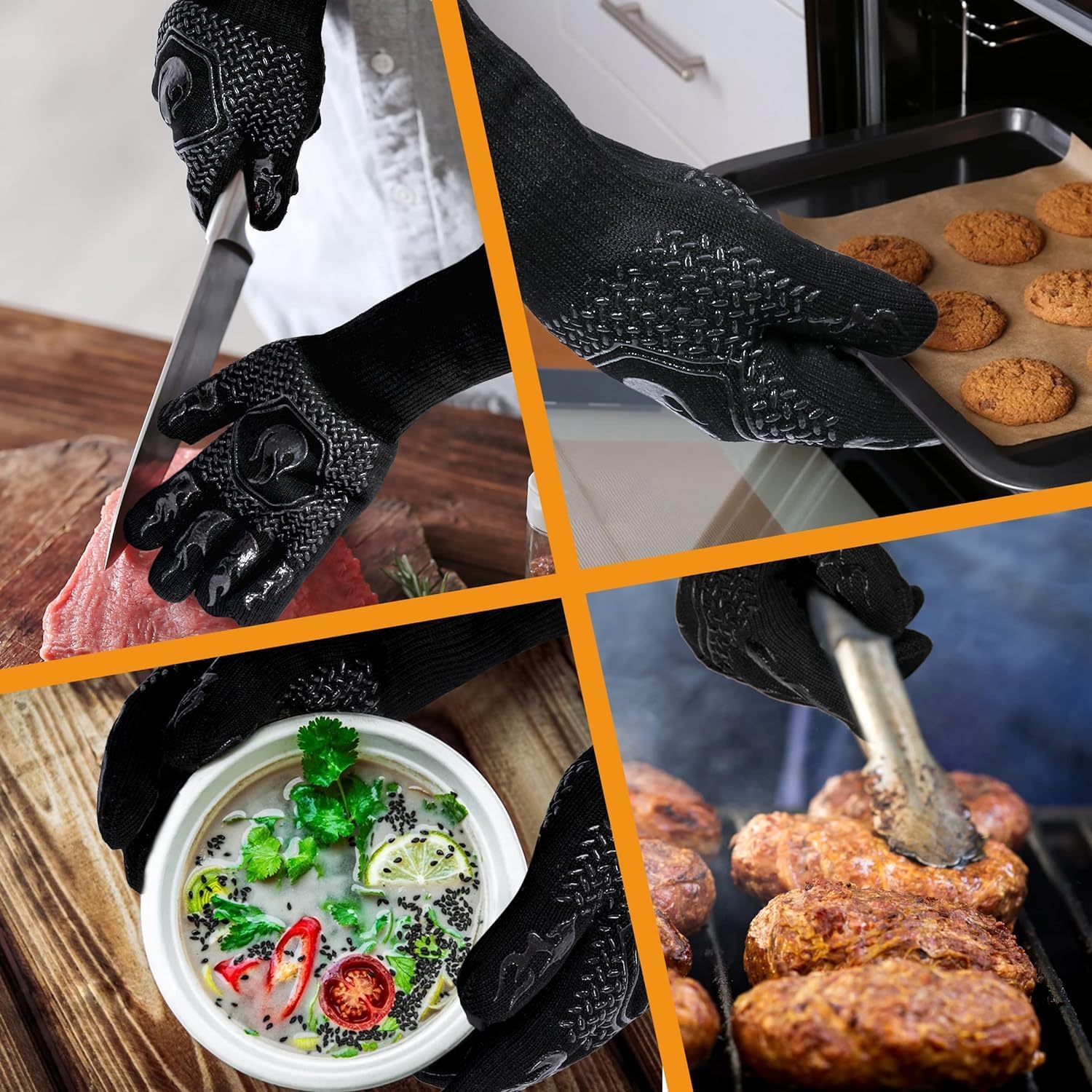 Grill Gloves Heat Resistant
