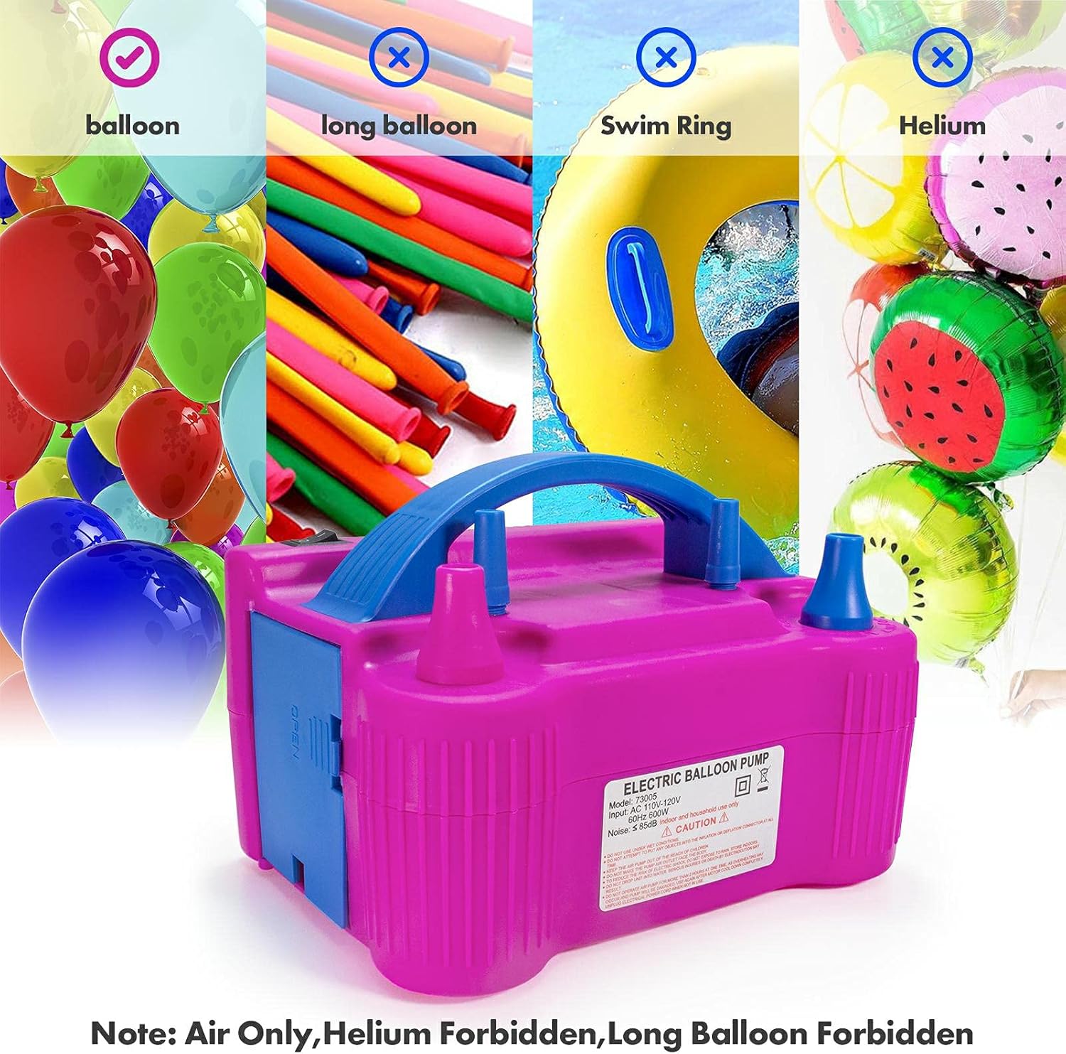  Portable Electric Balloon Pump