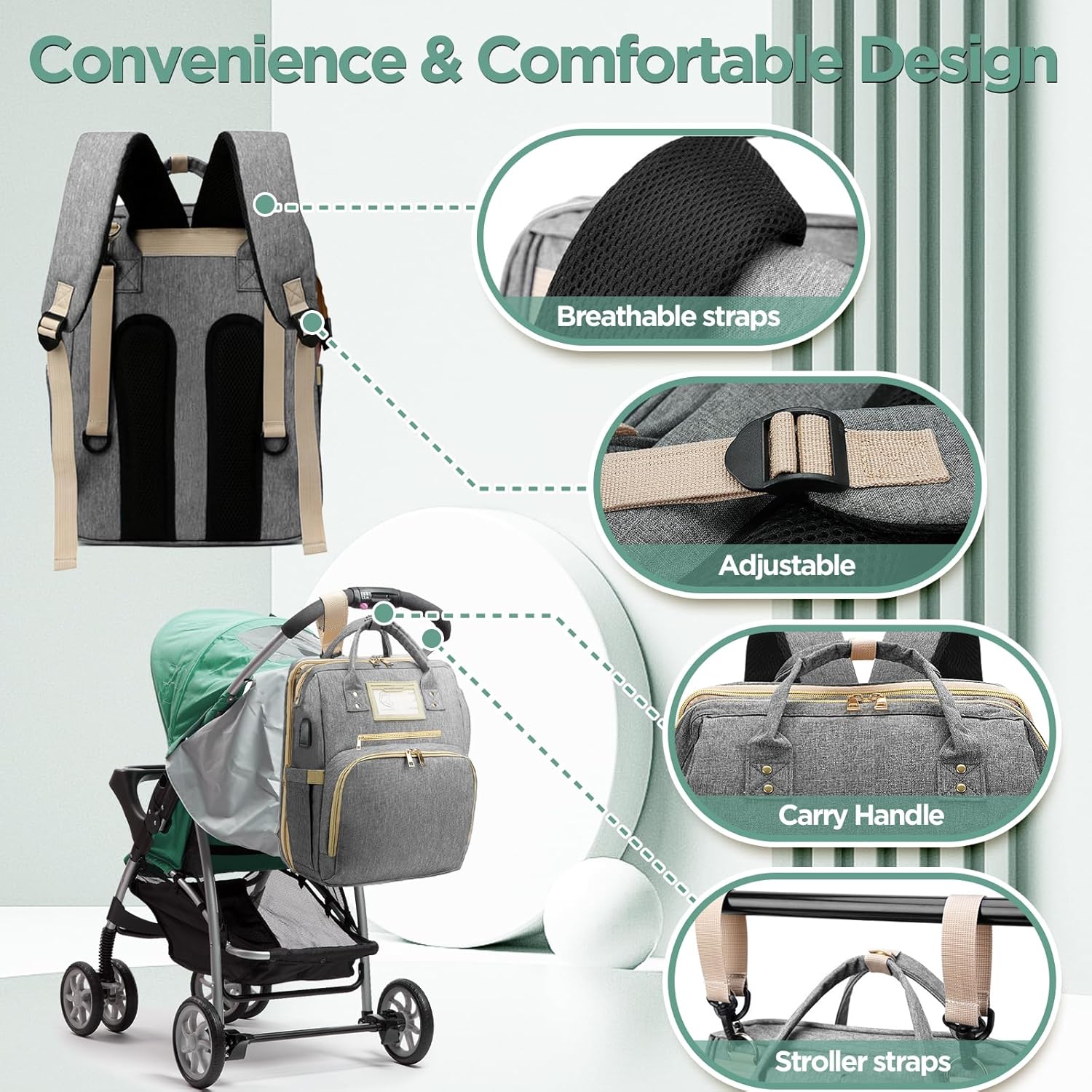 Diaper Bag Backpack