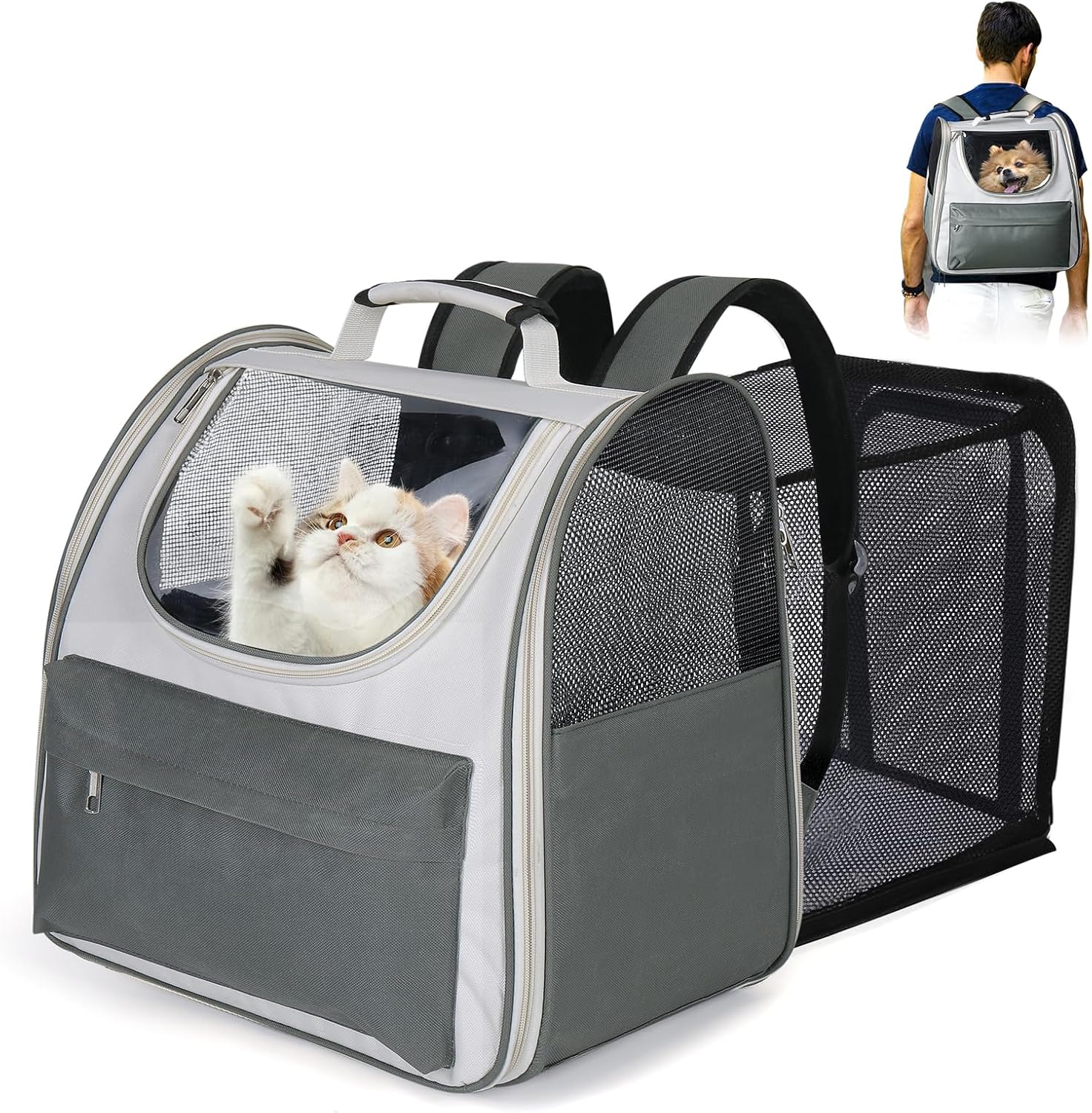 Expandable Pet Carrier Backpack