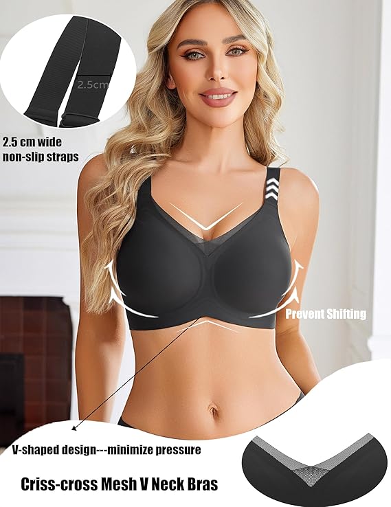 Avidlove Womens Seamless Bras No Underwire Bra 