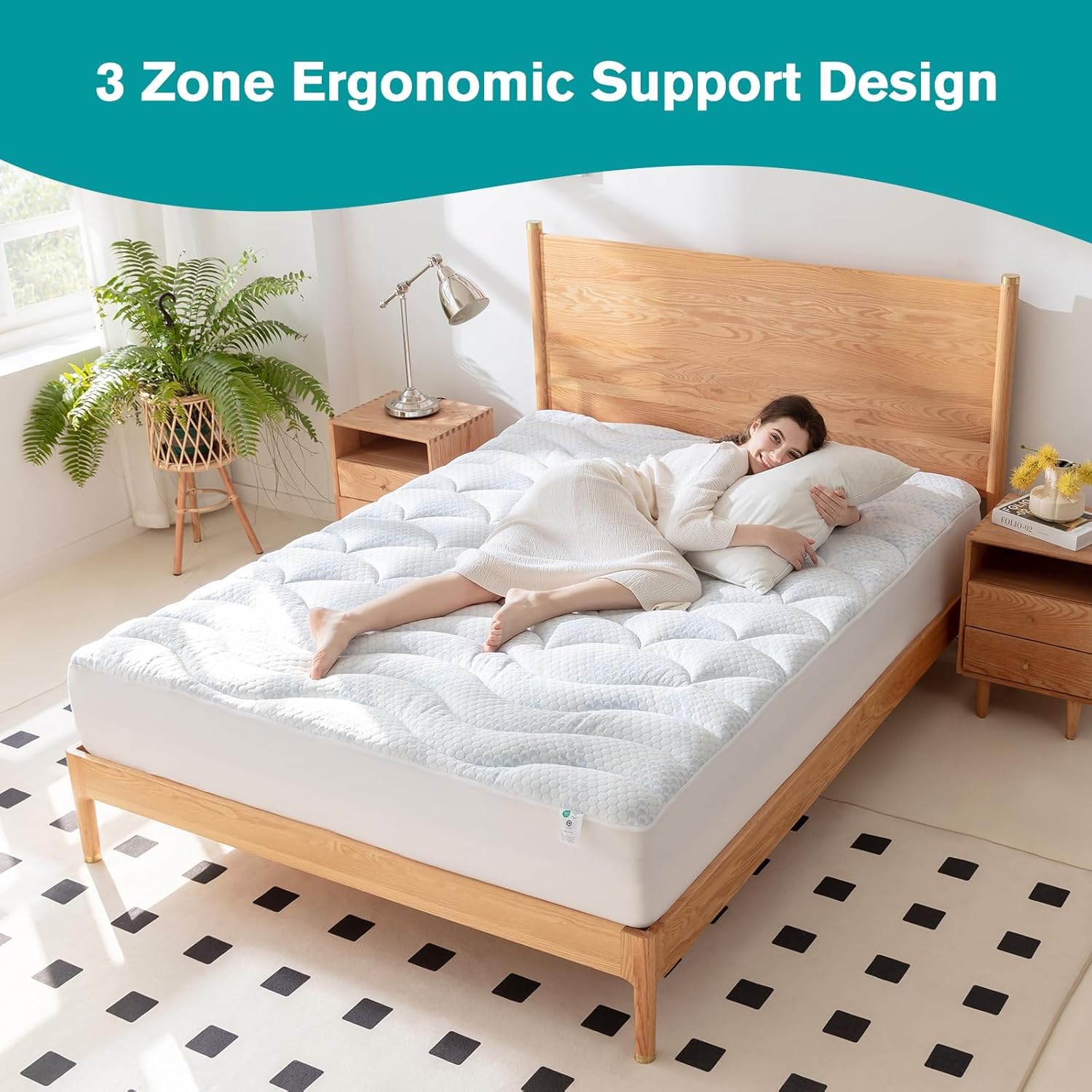 Queen Size Cooling Mattress Pad